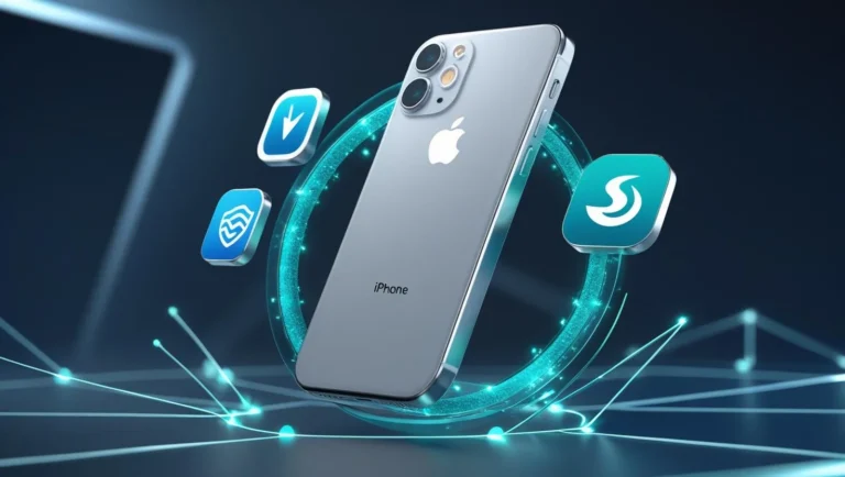 Best VPN for iPhone & iOS in 2025 – Fast, Private & Trusted Apps Best VPNs for iPhone and iOS in 2025 illustrated with 3D iPhone and shield