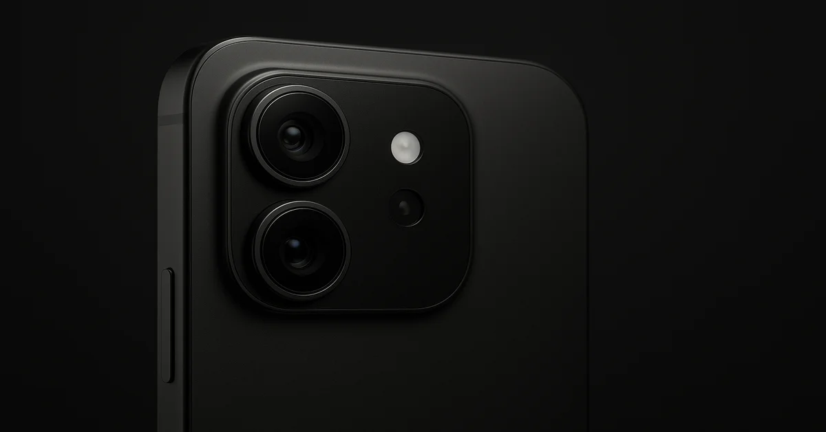 Close-up render of the iPhone 17 dual-camera system in centered layout_png Close-up render of the iPhone 17 dual-camera system in centered layout.