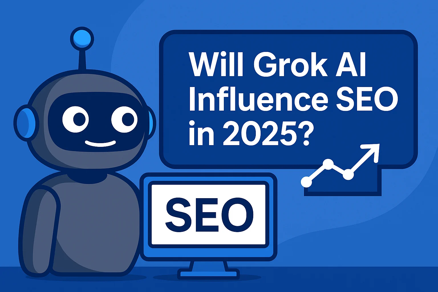 Will Grok AI Influence SEO in 2025 Exploring AI’s Impact on Content Visibility_png AI-themed digital graphic asking if Grok AI will reshape SEO strategies in 2025.