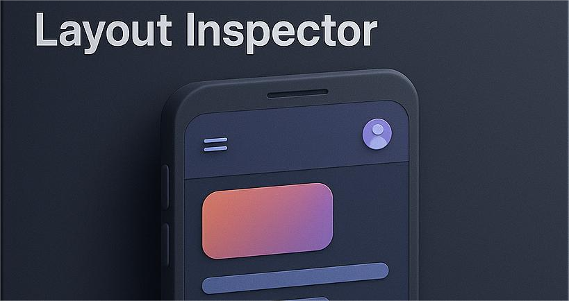 10 Android Studio Debugging Tips for Beginners (2025): Fix Crashes Fast! Screenshot of Android Studio Layout Inspector tool showing a 3D view hierarchy with selected views and attribute panel.