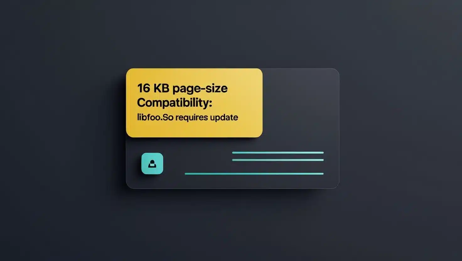 16 KB Page-Size — Compatibility Warning 16 KB Page Size — Compatibility Warning
