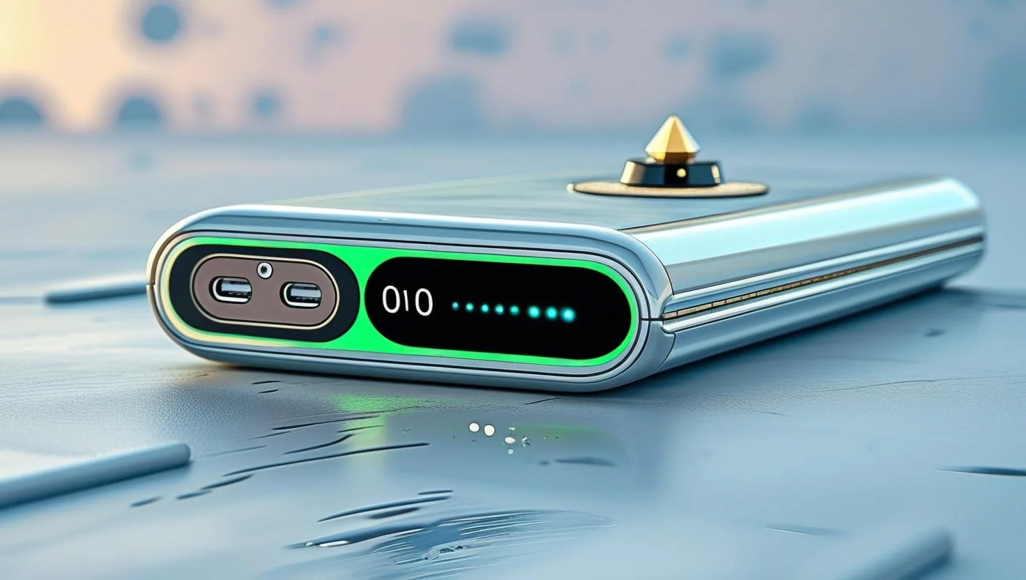 Anker MagGo 10,000 mAh Power Bank Anker MagGo 10,000 mAh MagSafe battery pack on iPhone 16