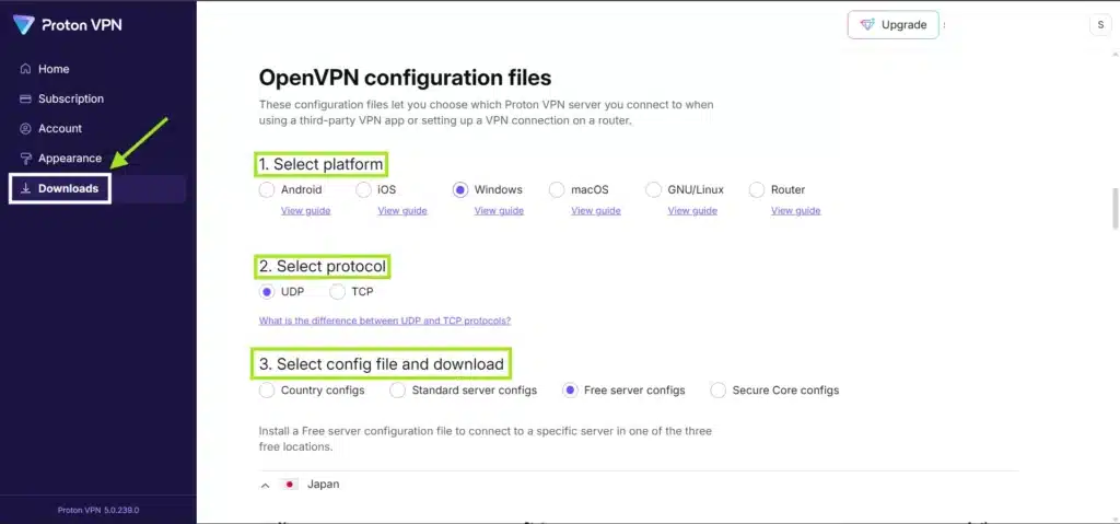 OpenVPN Installation guide on Windows, Android & Routers Downloading config file from Proton vpn for openvpn