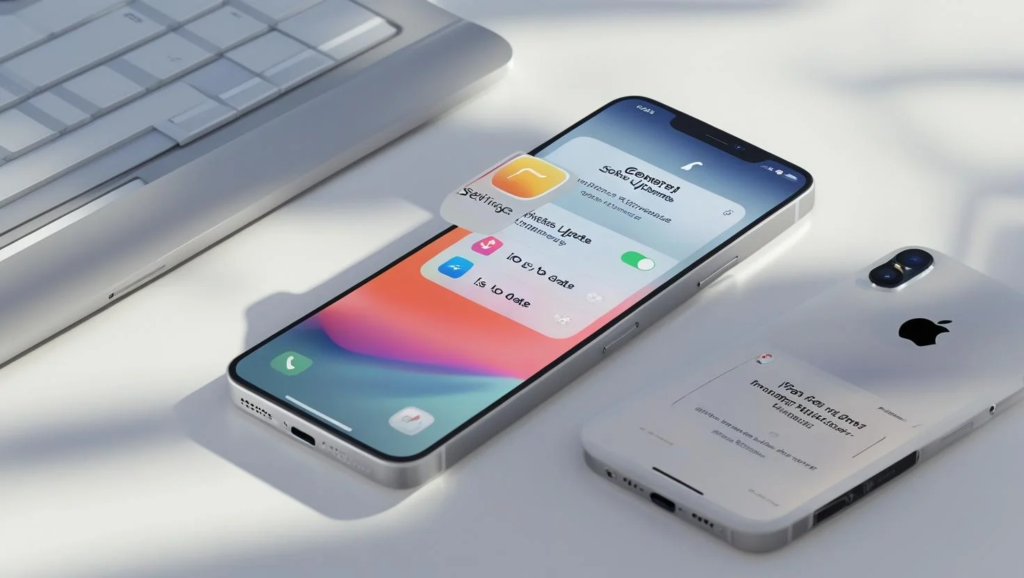 Keep iPhone iOS and Apps Updated for Better Battery Life iPhone Software Update screen showing latest iOS installed