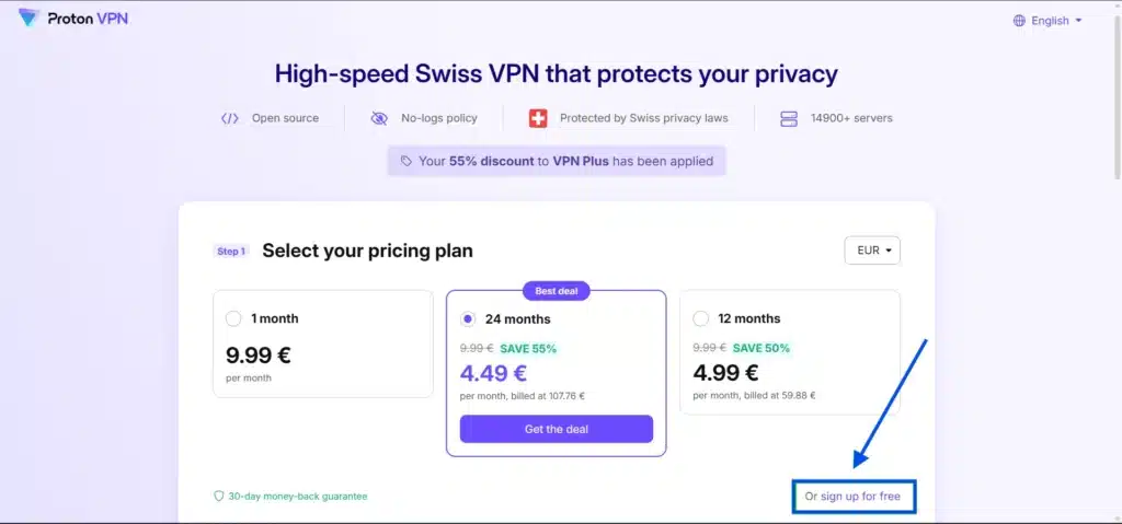 OpenVPN Installation guide on Windows, Android & Routers Signup for free to proton vpn