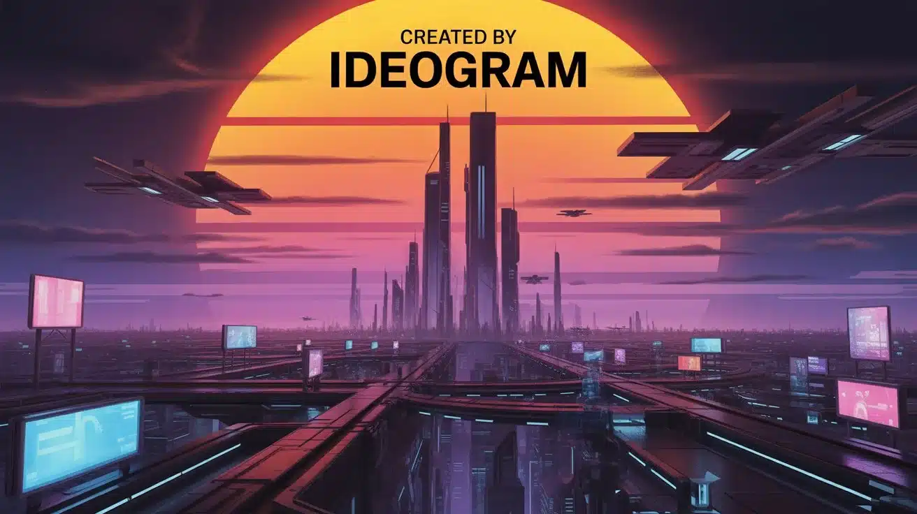 a futuristic sunset in a city image created by ideogram a futuristic sunset in a city image created by ideogram