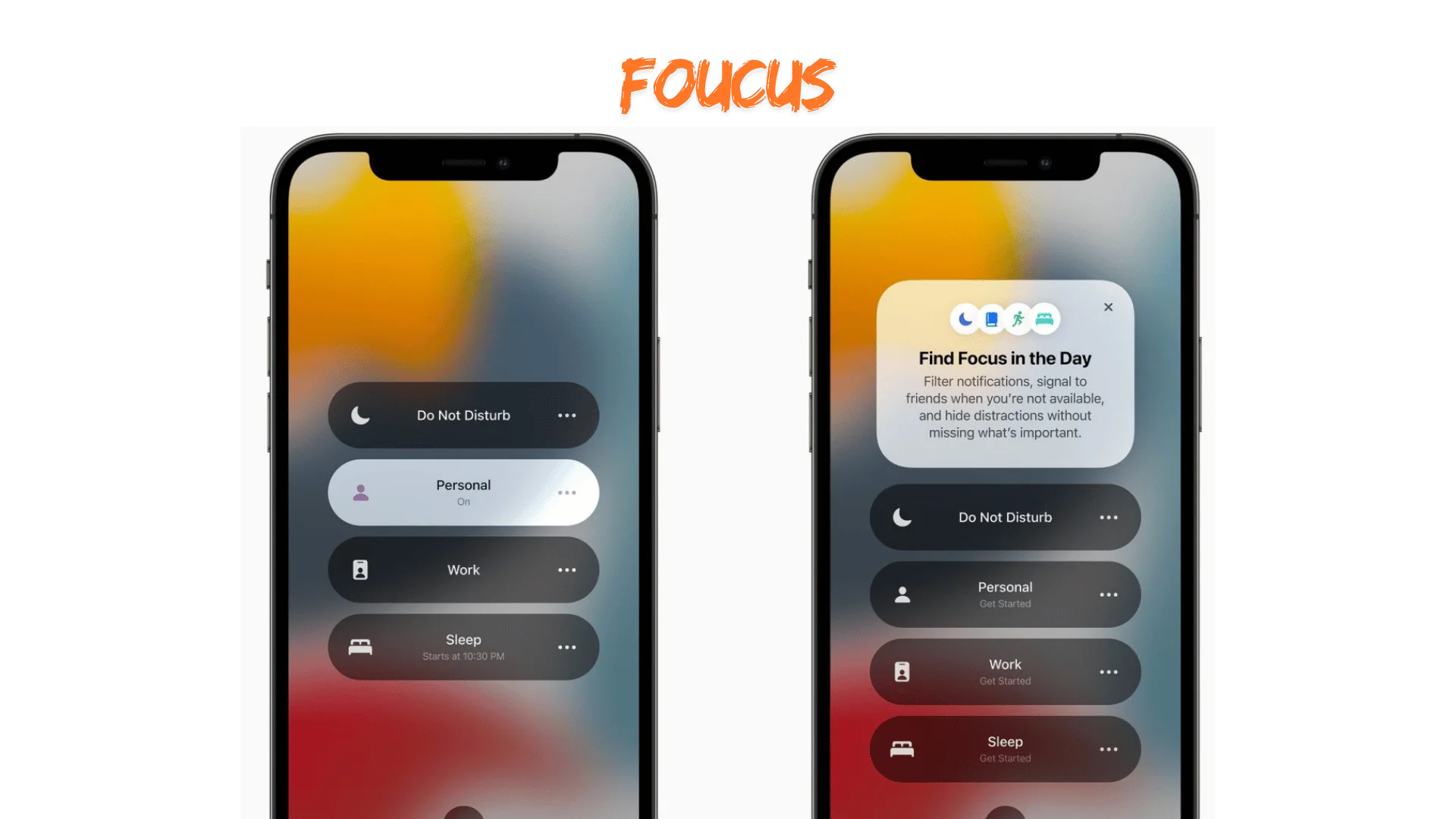 Turning On Focus Mode from Lock Screen Activating Focus modes from the iPhone lock screen and Control Center.