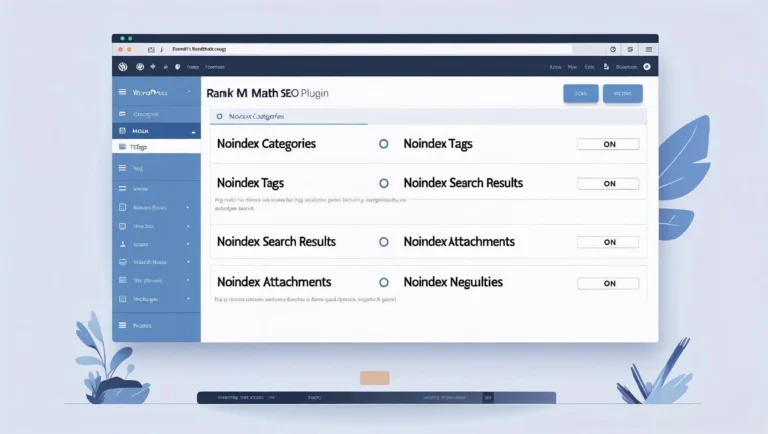 Rank Math Noindex Settings 2025: 7 Pages You Shouldn’t Index Rank Math Noindex settings in WordPress SEO plugin