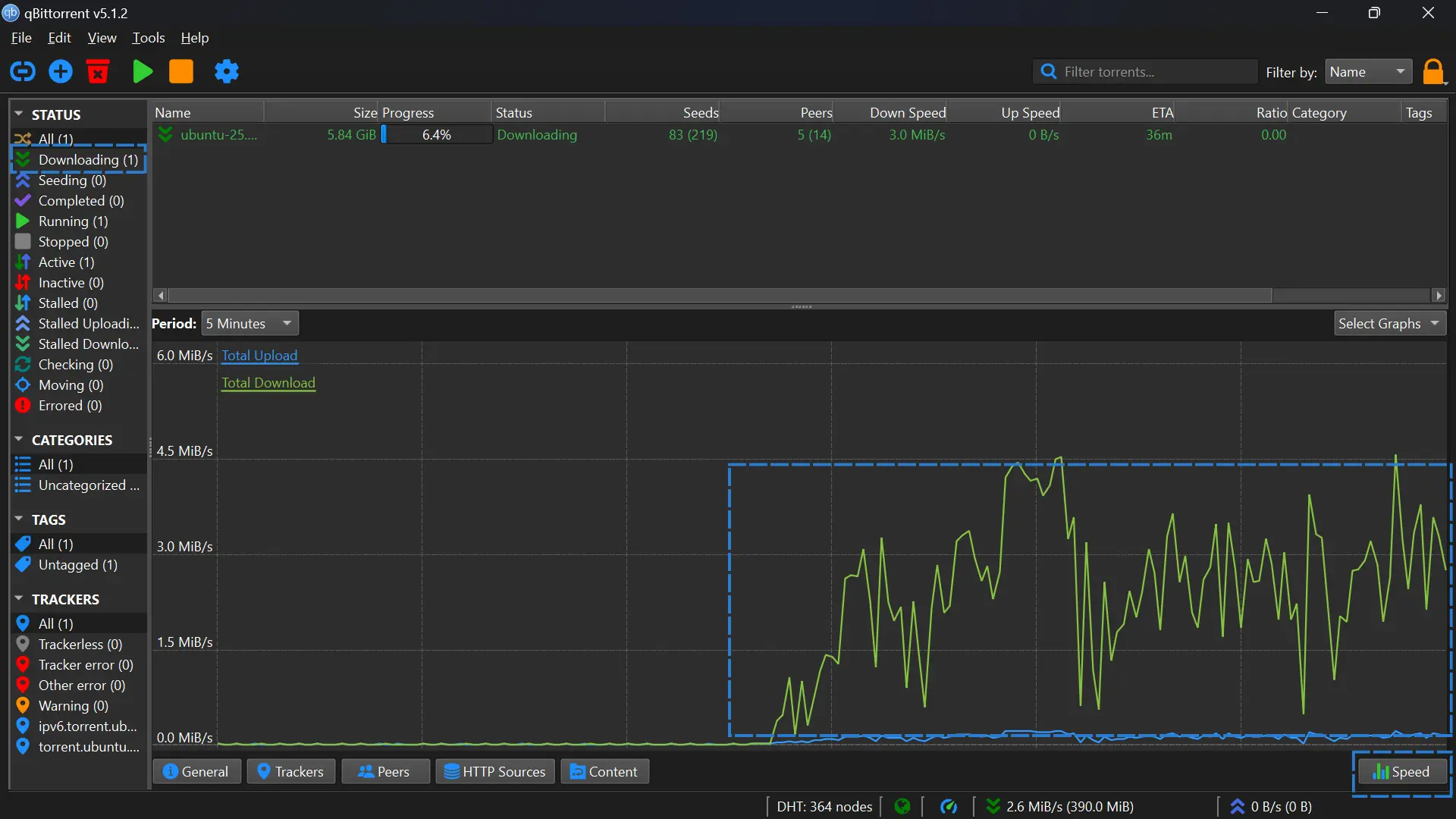 torrent-speed-graph-dht-pex torrent speed graph dht