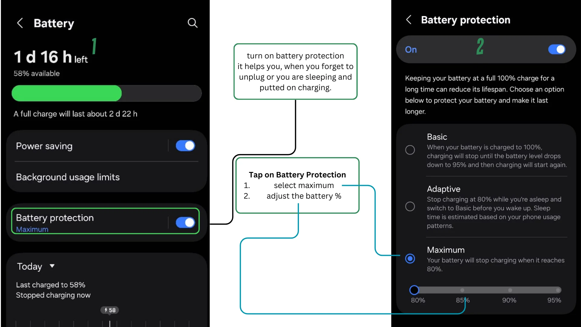Battery protection on android Battery protection android battery draining fast fix